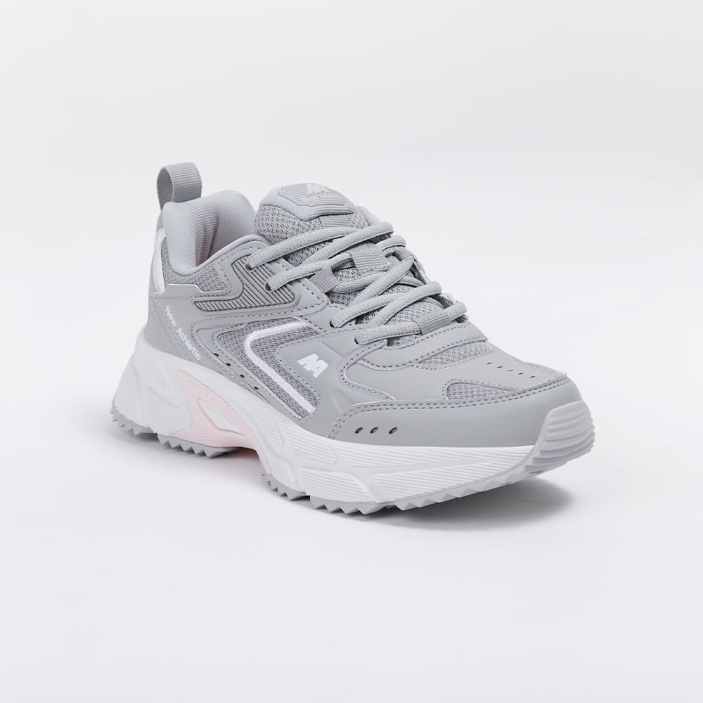 ZAPATILLAS ATHLETIC LIFESTYLE CHUNKY32 GRIS CLARO MUJER