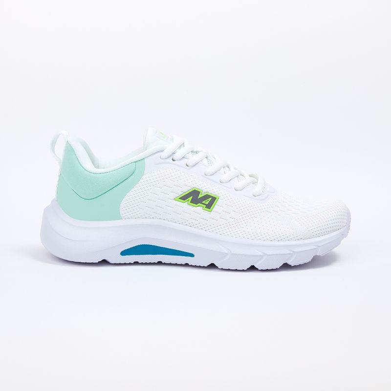 ZAPATILLAS NEW ATHLETIC RUNNING RUNGZ51 BLANCO CON VERDE JADE PARA