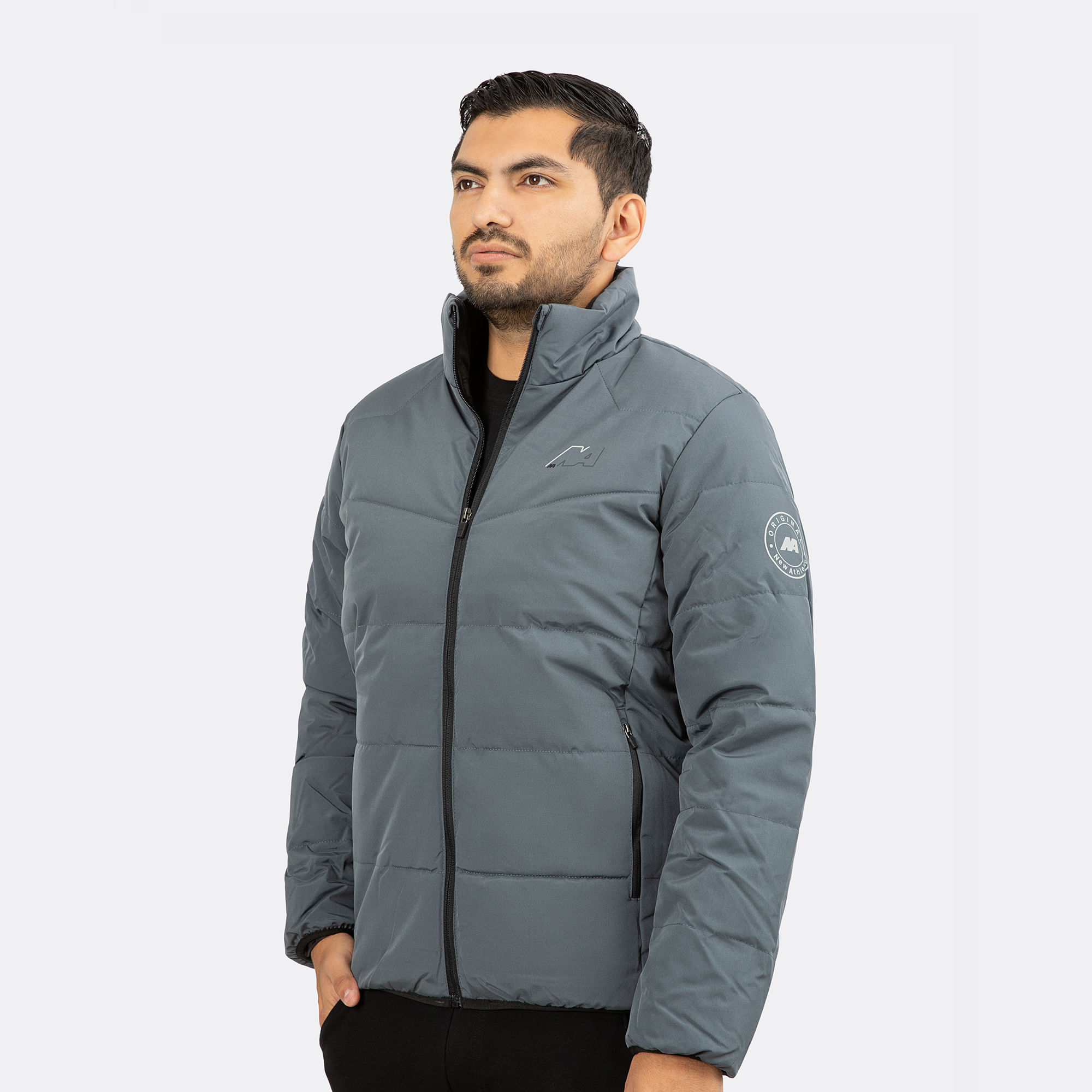 Ropa Ben Casaca Gris Para Hombre