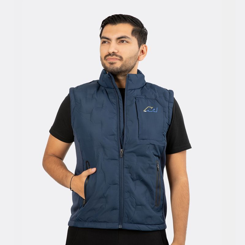 Chaleco azul outlet marino hombre