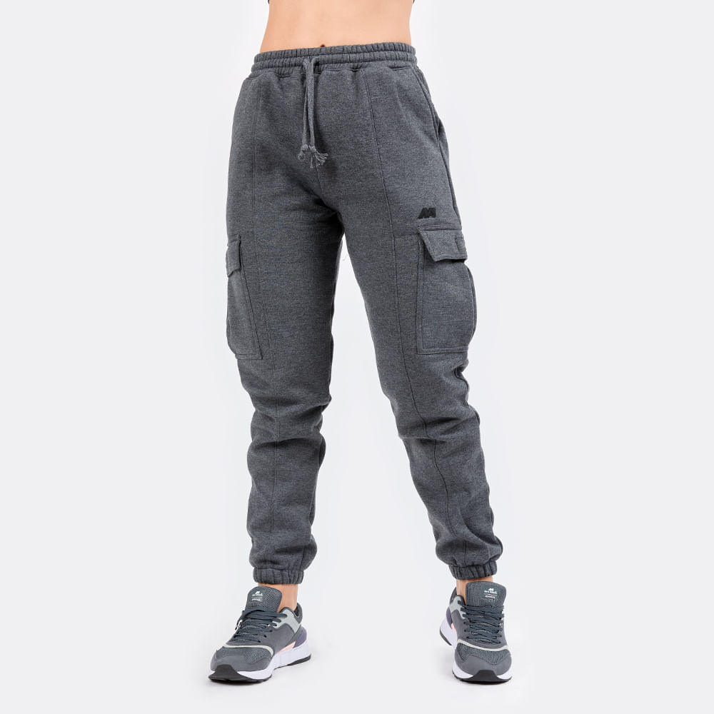 Ropa New Athletic Jogger Britt Gris Para Mujer