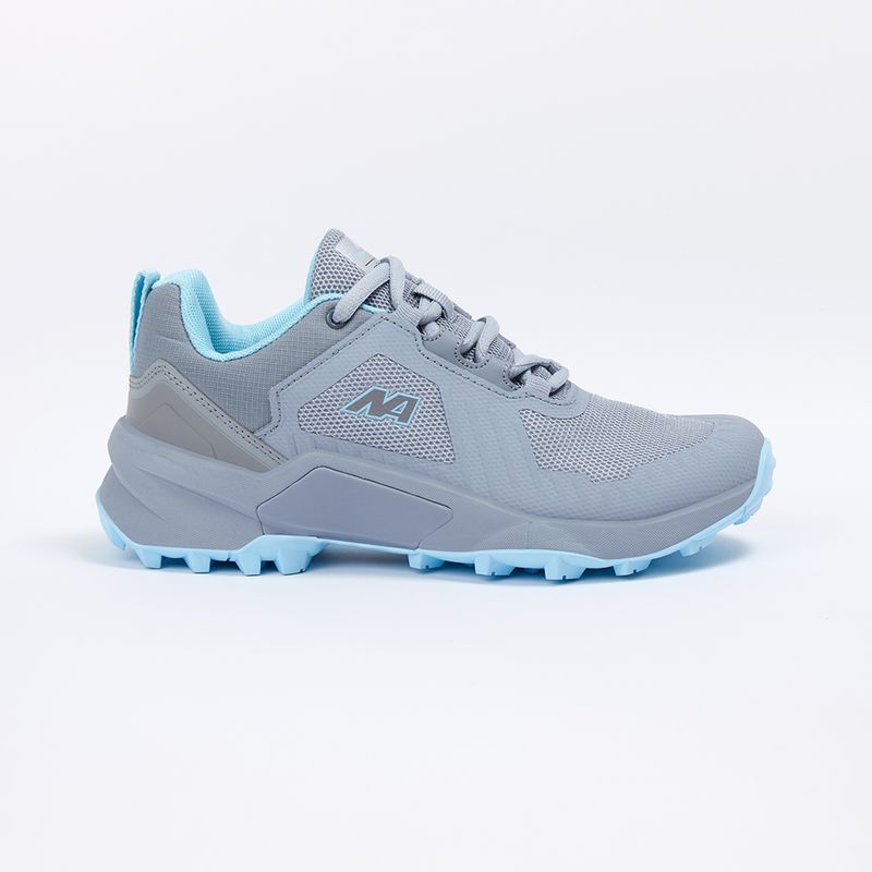 ZAPATILLAS NEW ATHLETIC OUTDOOR CLIMB02 GRIS CLARO CON CELESTE