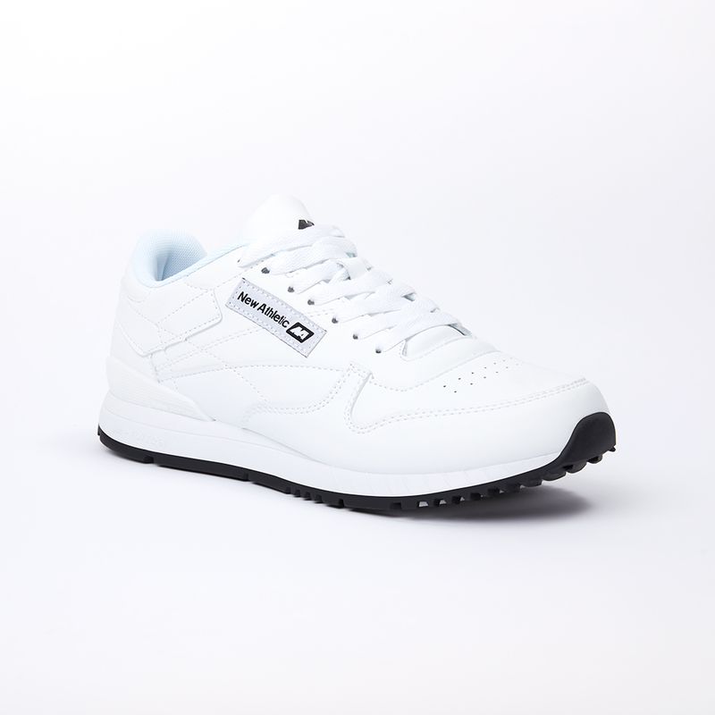 ZAPATILLAS NEW ATHLETIC TENNIS FORREST08 BLANCO CON NEGRO PARA MUJER