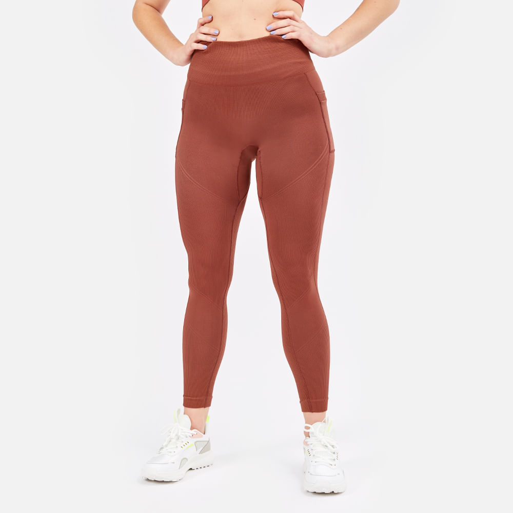 Ropa New Athletic Legging Aurora Ocre Para Mujer