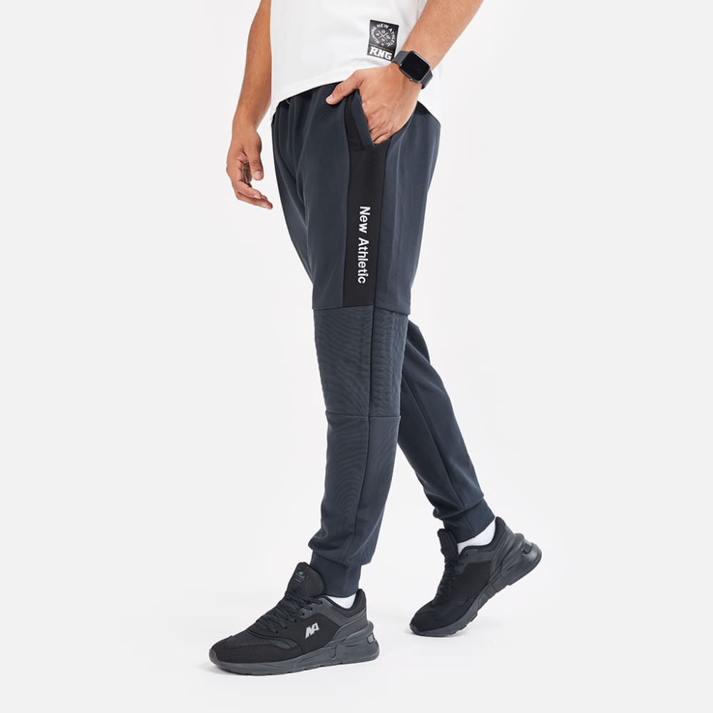 Ropa New Athletic Jogger James Gris Oscuro Para Hombre