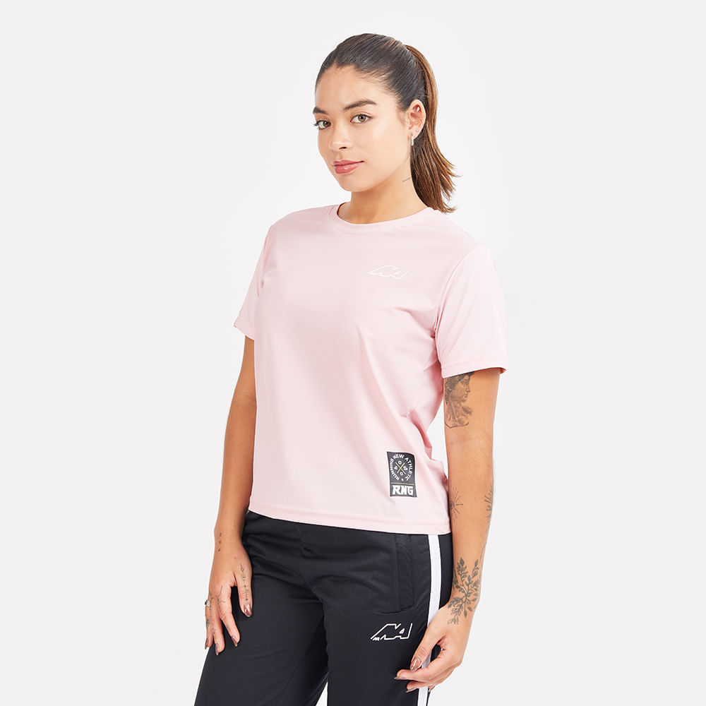 Ropa New Athletic Polo Beat49 Rosado Para Mujer