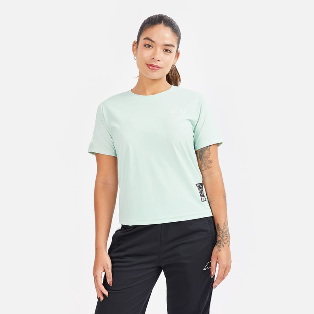 Ropa New Athletic Polo Beat49 Verde Aqua Para Mujer
