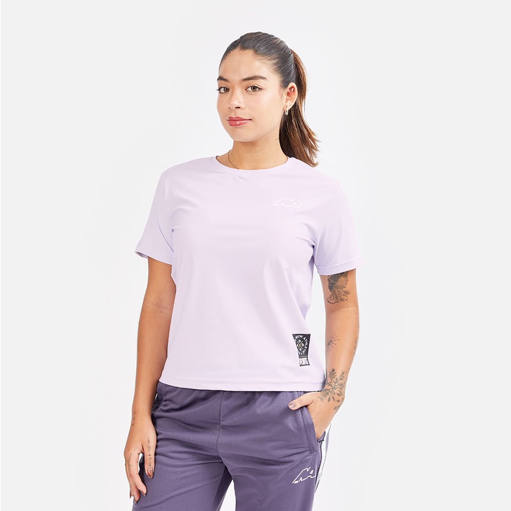 Ropa New Athletic Polo Beat49 Lila Para Mujer