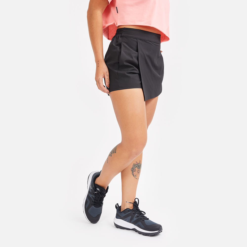 Ropa New Athletic Short Irina Negro Para Mujer