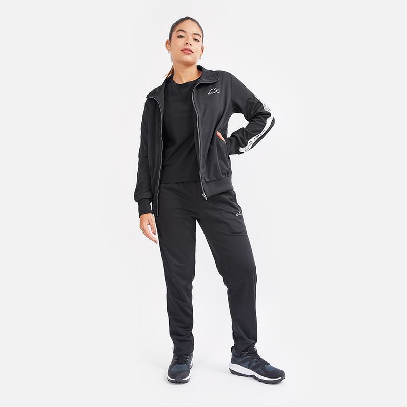 ROPA NEW ATHLETIC BUZO SPORTWEAR16 NEGRO PARA MUJER