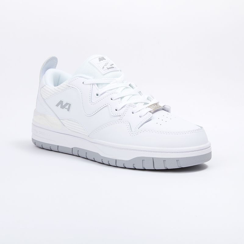 ZAPATILLAS NEW ATHLETIC SKATEBOARDING FLIP22 BLANCO CON GRIS CLARO
