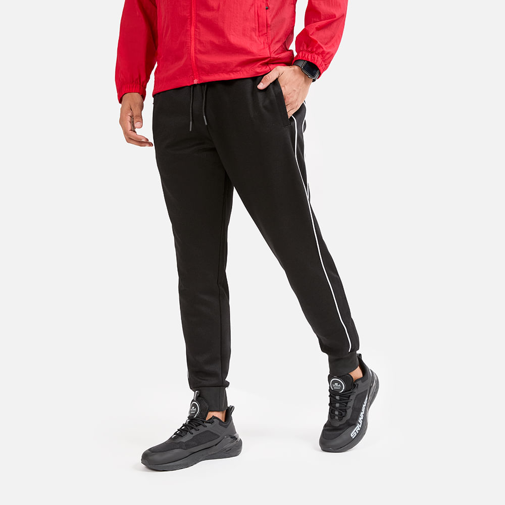 Ropa New Athletic Jogger Flex Negro Para Hombre