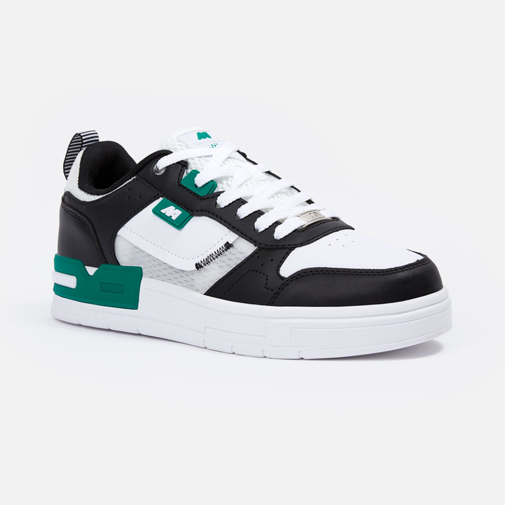 Zapatillas New Athletic Skateboarding Flip27 Blanco Con Verde Para Hombre