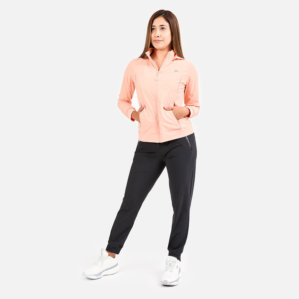 Ropa New Athletic Buzo Sport38 Melon Con Negro Para Mujer