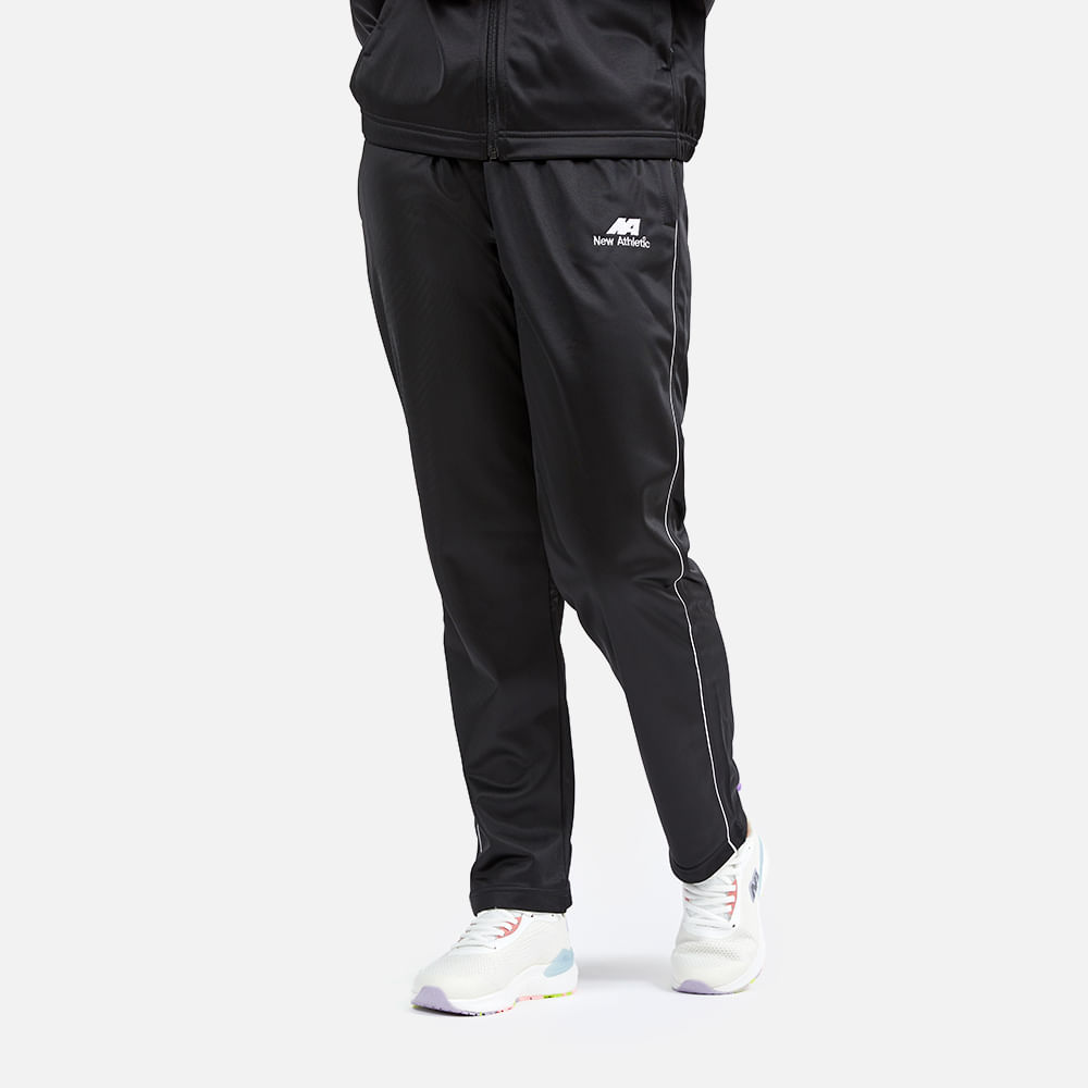 Ropa New Athletic Pantalón Negro Con Blanco Para Mujer