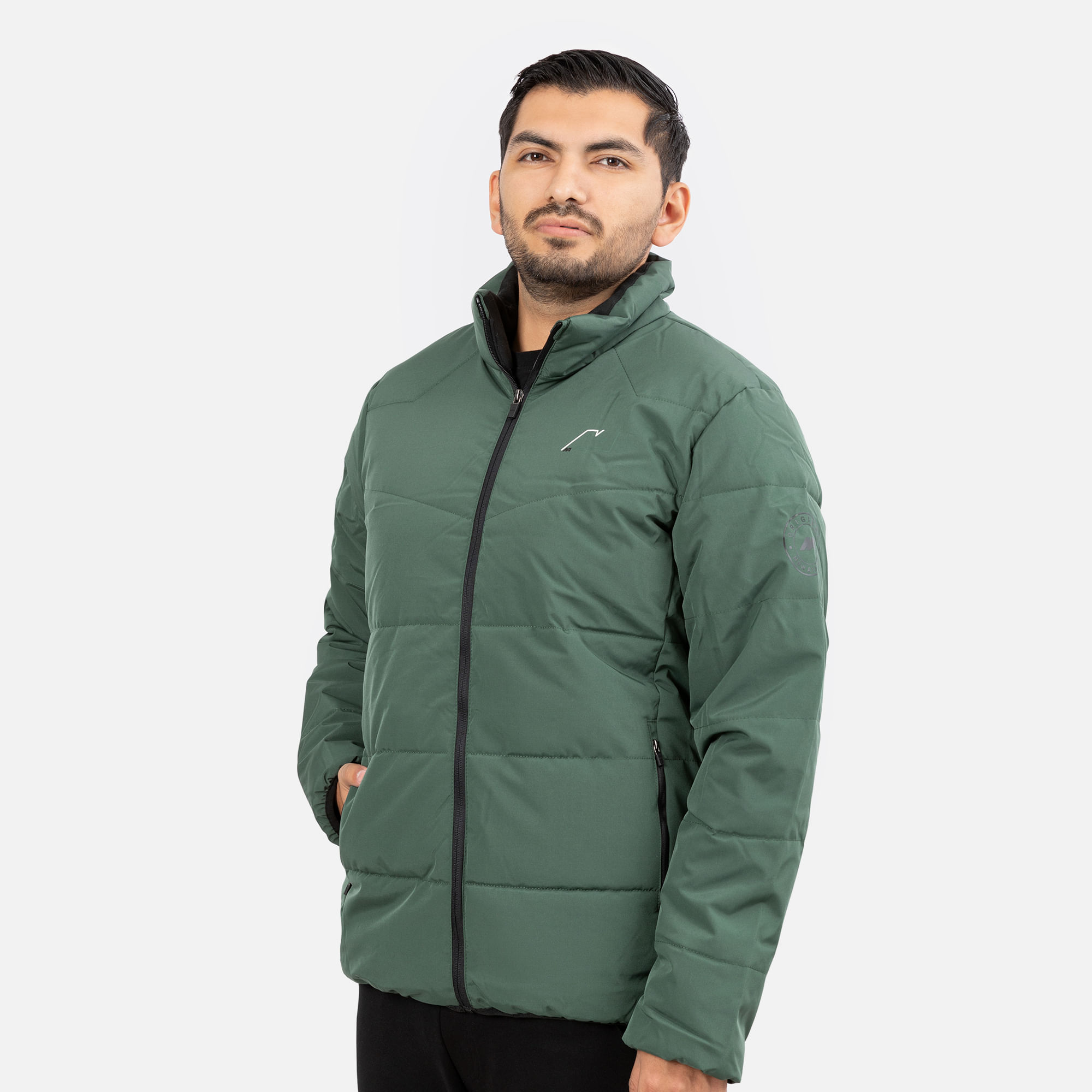 Casaca New Athletic Clud Plomo Hombre