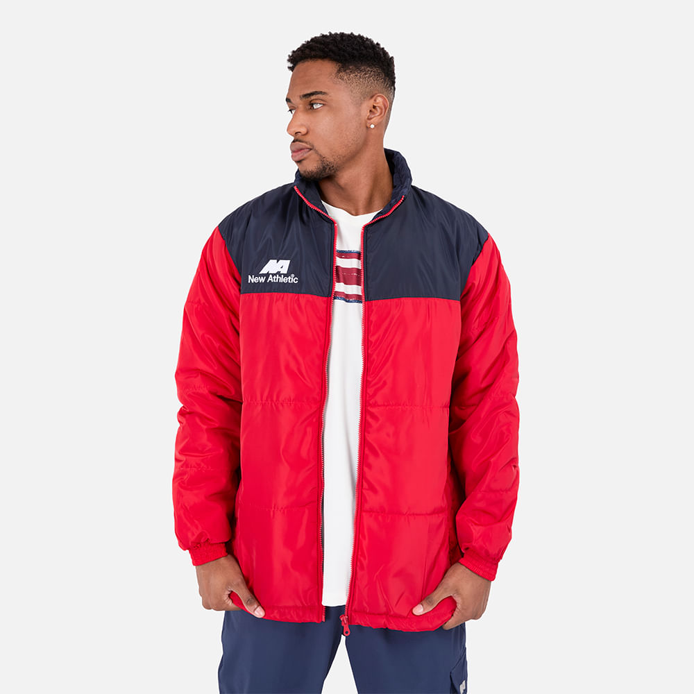 Casaca New Athletic Walter Rojo Con Azul Marino Hombre