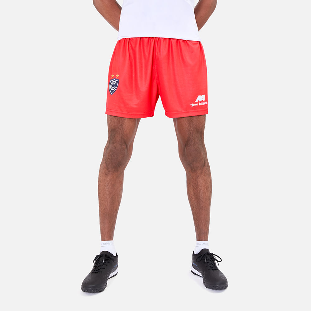 Short deportivo rojo sale