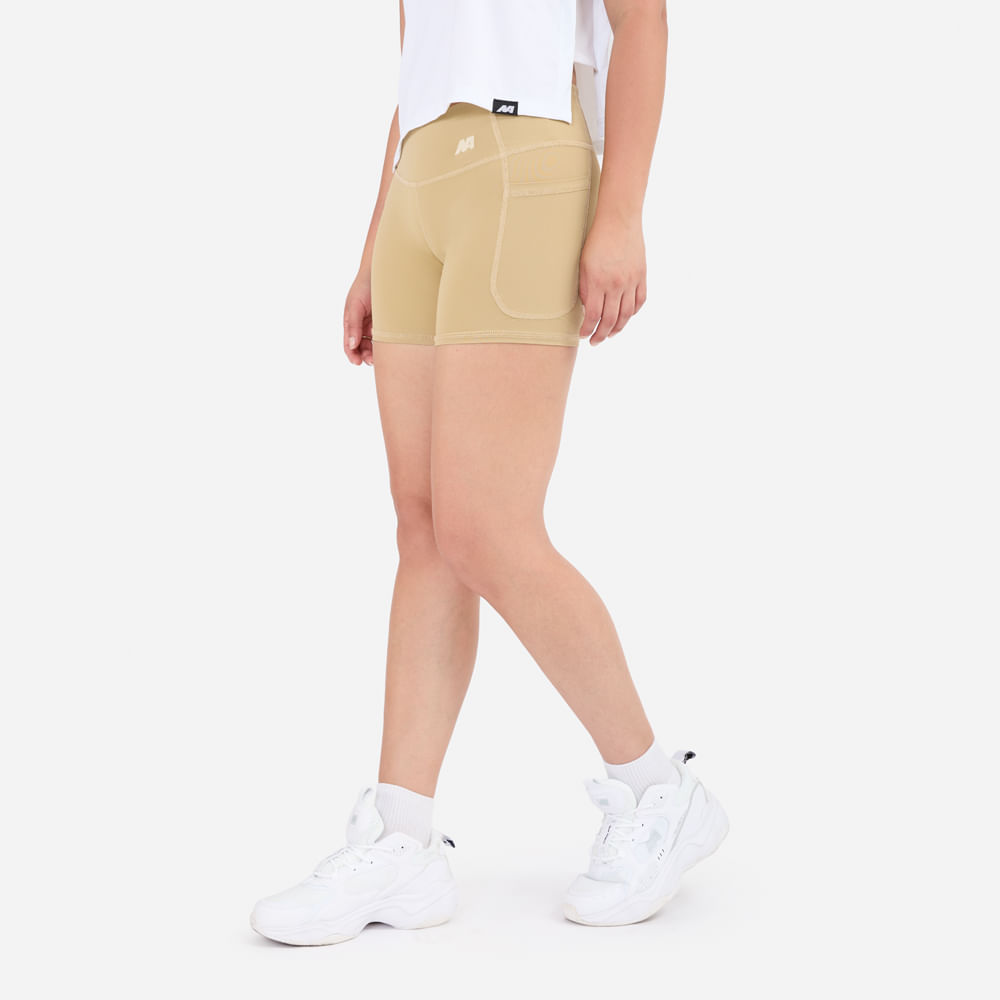 Short New Athletic Leia Beige Mujer