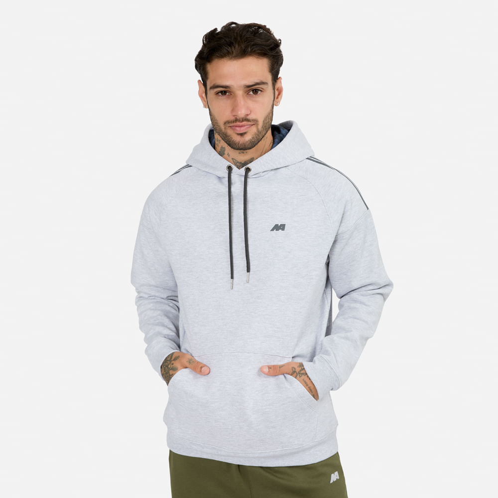 Polera New Athletic Ezio Gris Claro Hombre