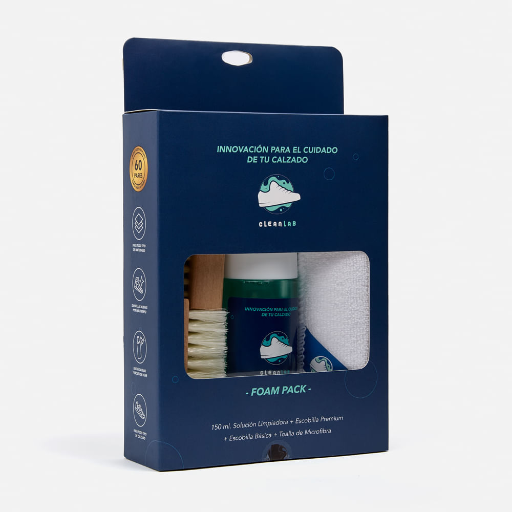 Kit de Limpieza de Zapatillas Clean Lab - Foam Pack
