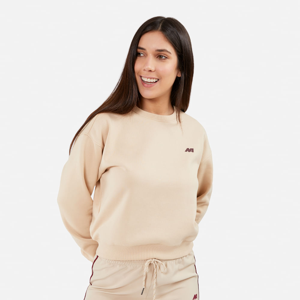 Polera New Athletic Indira Beige Mujer