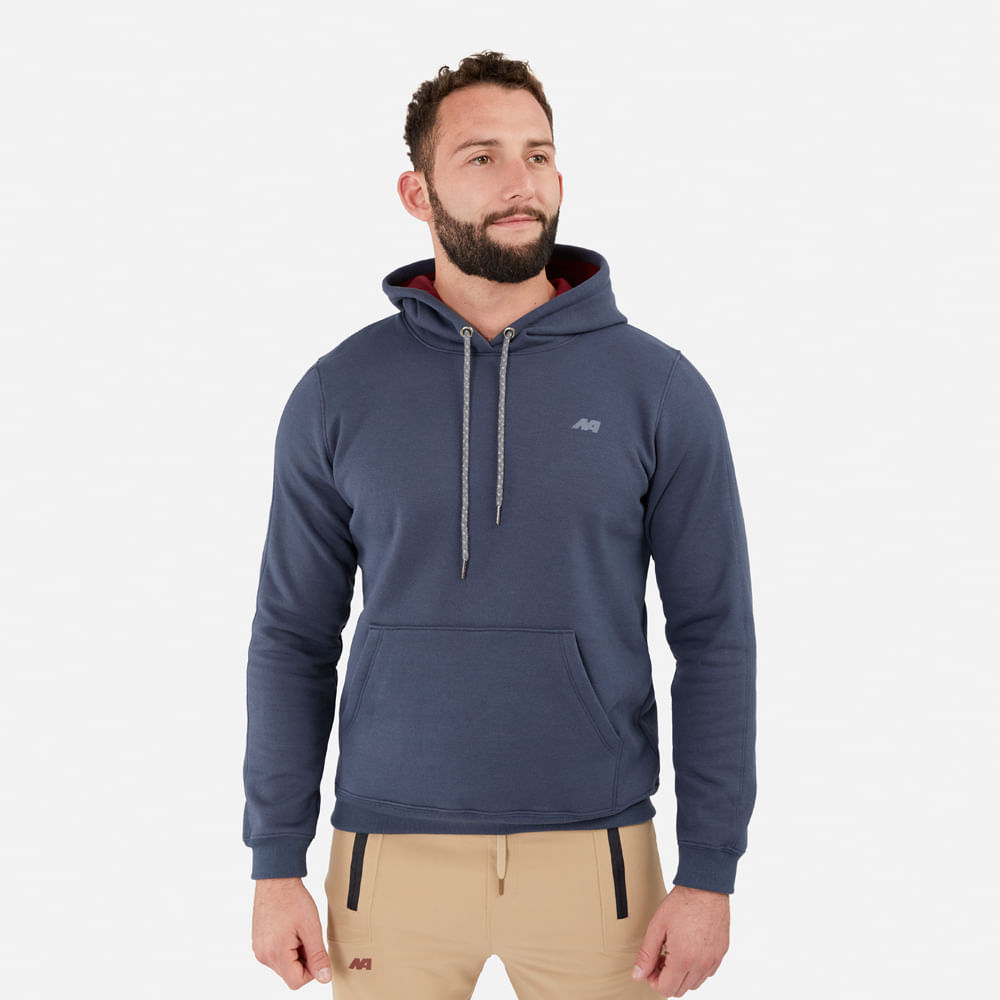 Polera New Athletic Bill Azul Acero Hombre