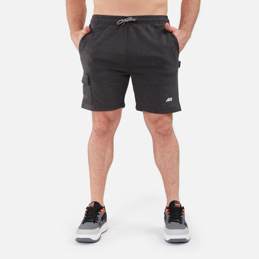 Short New Athletic Maxi Plomo Hombre