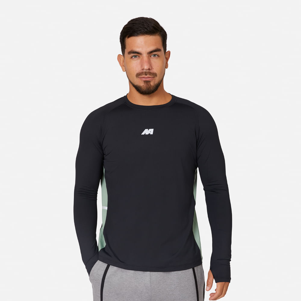 Ropa Deportiva New Athletic Polo ML Romel 084-0202 para Hombre